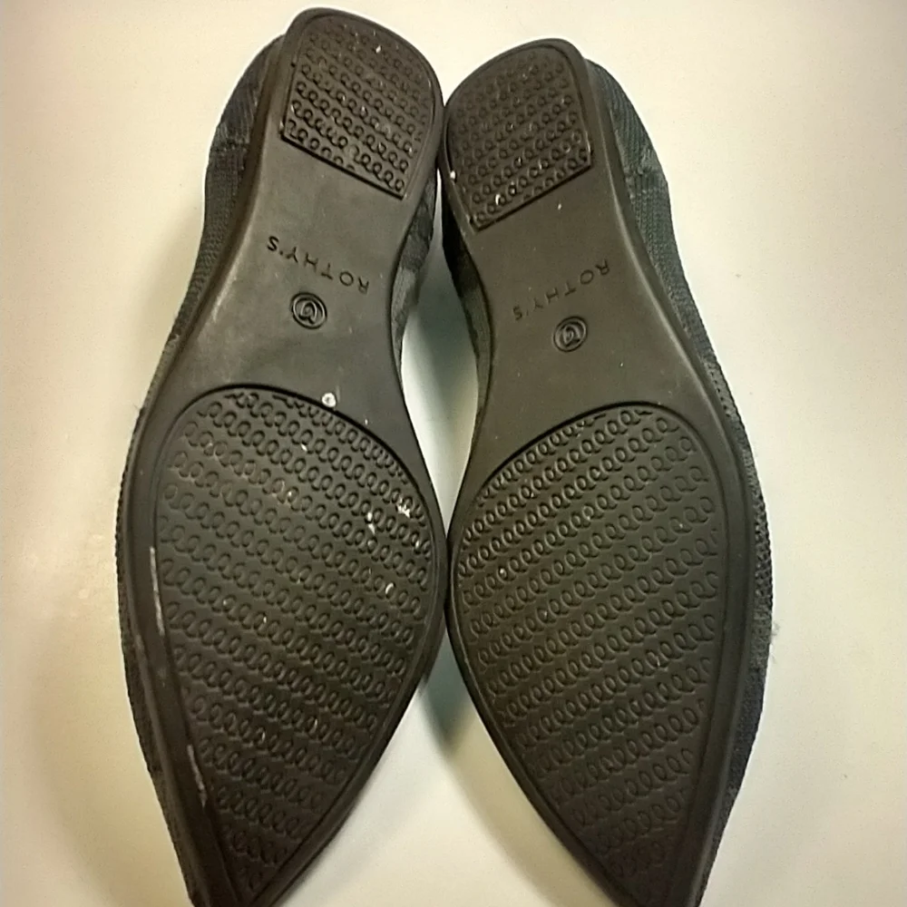 Rothy's The Point Camo Knit Flats Shoes Women's sz 7.5.